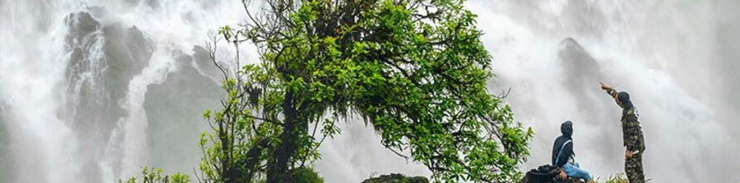 Attapeu province landscape with lush jungles and mountains